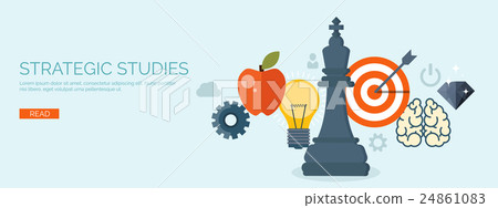 Vector illustration. Flat header. H,, chess 24861083