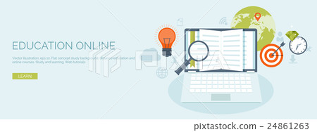 Vector illustration. Flat backgrounds set Vector illustration. Flat backgrounds set 24861263