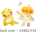 萬聖節服裝的孩子們 24862334