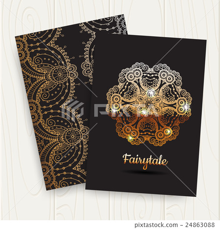 Vector hand draw ethnic background Vector hand draw ethnic background 24863088