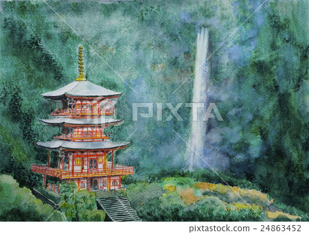 Nachi Falls World heritage Kumano Kodo 24863452