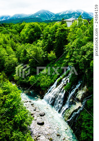 白鬍子瀑布和藍河 24864159