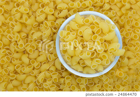 Italian Macaroni Pasta on glass blow 24864470