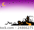 Halloween background material 24866275
