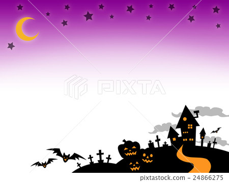 Halloween background material 24866275