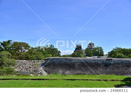 熊本城堡地震發生後 24866511