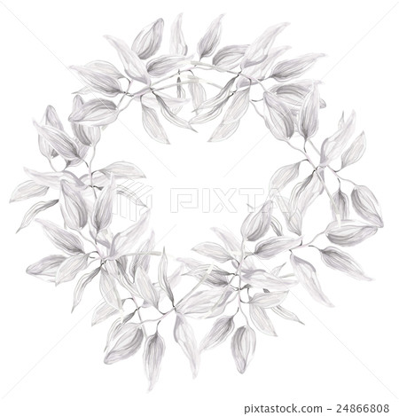Watercolor frame. Illustration. Watercolor frame. Illustration. 24866808