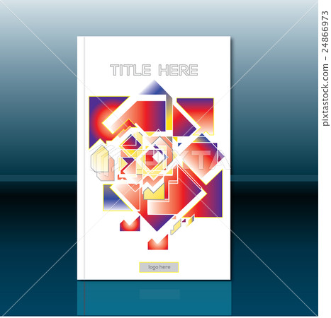 Abstract book cover design. Brochure template 24866973