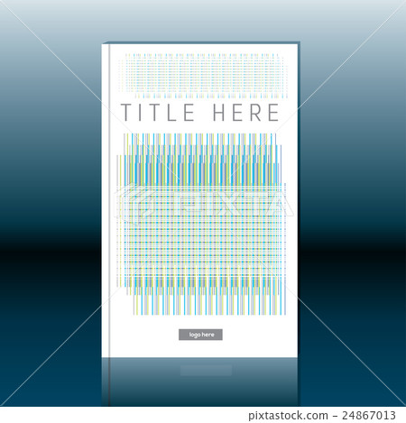 Abstract book cover design. Brochure template 24867013