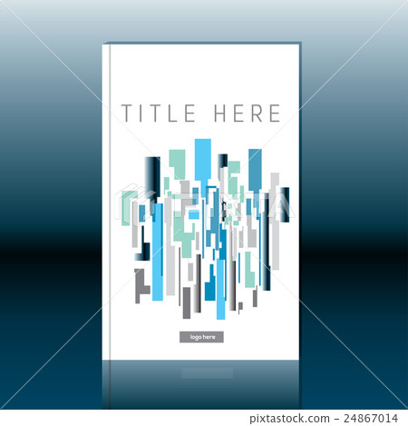 Abstract book cover design. Brochure template 24867014