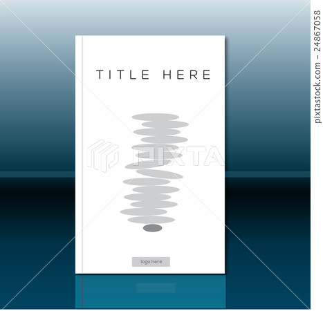 Abstract book cover design. Brochure template 24867058