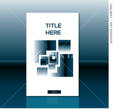 Abstract book cover design. Brochure template 24867061