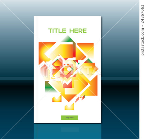 Abstract book cover design. Brochure template 24867063