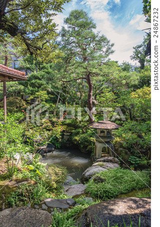 Japanese garden of samurai residence 24867232