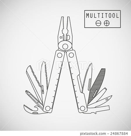Multifunctional tool. 24867884