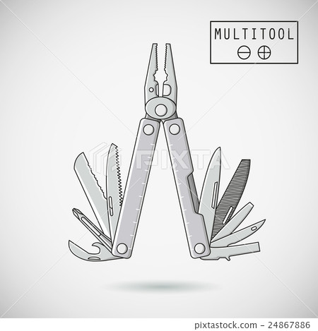 Multifunctional tool. 24867886
