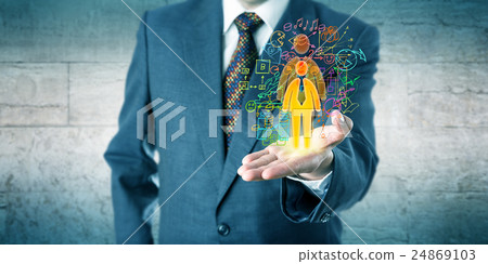 Recruiter Showing Candidate With Growth Potential 24869103