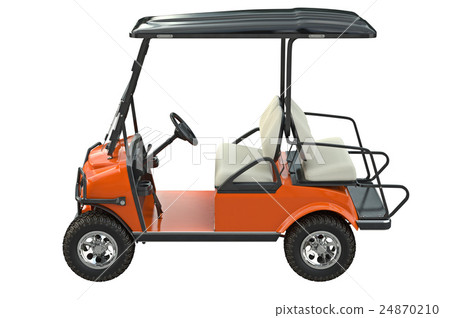Golf car, side view 24870210