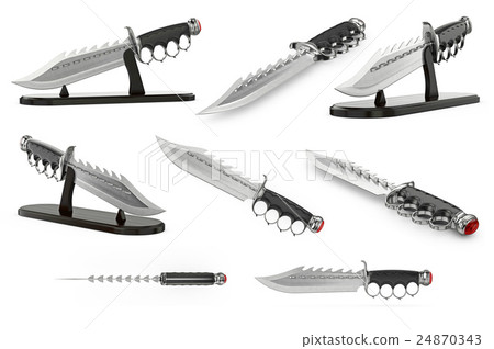 Knife antique weapon, set Knife antique weapon, set 24870343