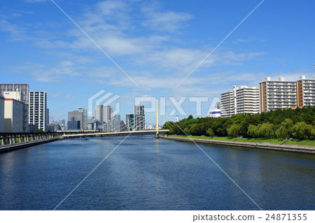 Seagull Bridge and Yashio Park Town Seagull Bridge and Yashio Park Town 24871355