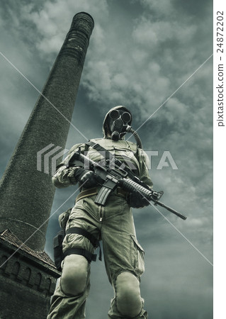 Nuclear post apocalypse survivor 24872202