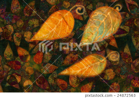 colorful ornamental background pattern with autumn colorful ornamental background pattern with autumn 24872563