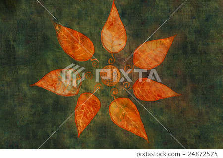colorful ornamental background pattern with autumn colorful ornamental background pattern with autumn 24872575