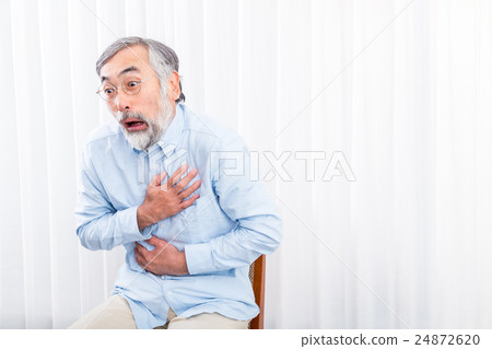 Palpit呼吸急促心肌梗塞老一代銀代爺爺老爺爺身體狀況不佳 24872620