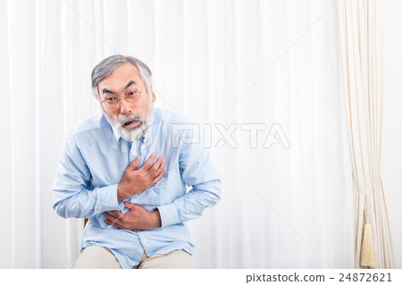 Palpit呼吸急促心肌梗塞老一代銀代爺爺老爺爺身體狀況不佳 24872621