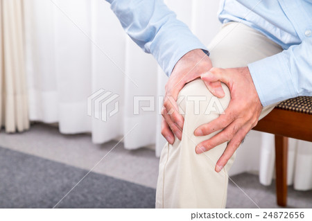 Leg pain hurts knee senior citizen senior generation silver generation grandpa grandfather physical disorder ill condition Leg pain hurts knee senior citizen senior generation silver generation grandpa grandfather physical disorder ill condition 24872656