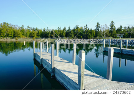 Jetty on Lake Huron 24873602