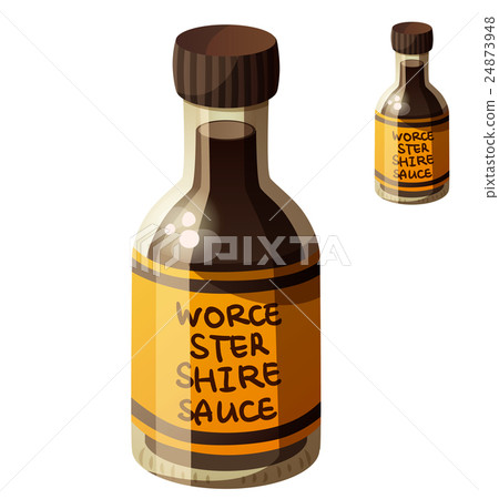 Worcestershire sauce. Detailed Vector Icon 24873948