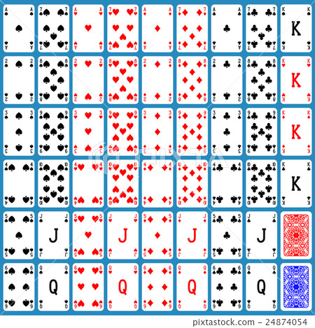 Playing card set generated hires texture 24874054