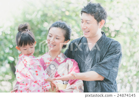 yukata, family, summer 24874145