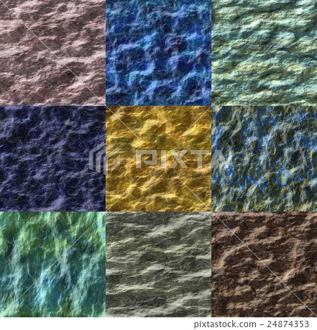 Set of wet stone seamless generated texture Set of wet stone seamless generated texture 24874353
