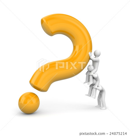 Unusual solution of the problem. Teamwork metaphor Unusual solution of the problem. Teamwork metaphor 24875214