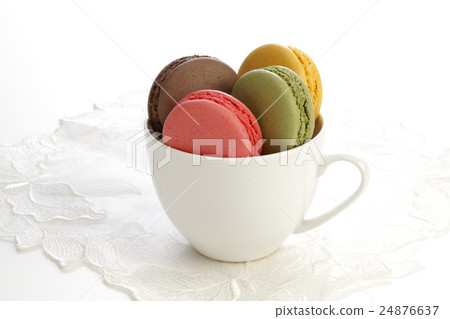 Macaroons in a cup Macaroons in a cup 24876637