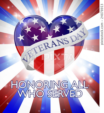 Breathtaking Veterans Day Heart Color Picture Illustration Breathtaking Veterans Day Heart Color Picture Illustration