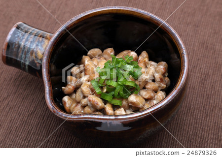 Rice and natto Rice and natto 24879326