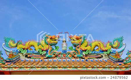 Colorful Chinese dragon Colorful Chinese dragon 24879562
