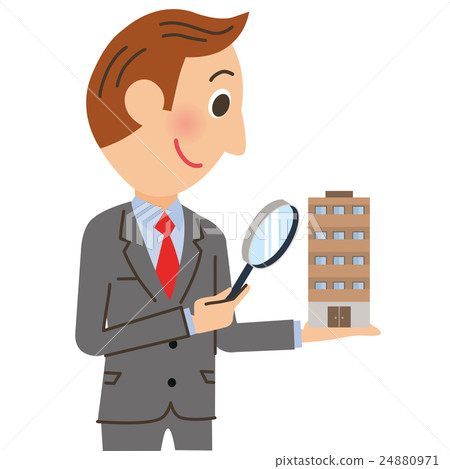 Men who are assessing homes 24880971