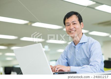 Middle business person image 24881217
