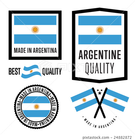 Made in Argentina label set Made in Argentina label set 24882872