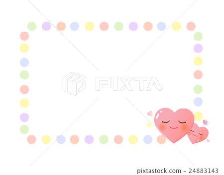 Heart Tenderness Frame Rectangle Heart Tenderness Frame Rectangle 24883143