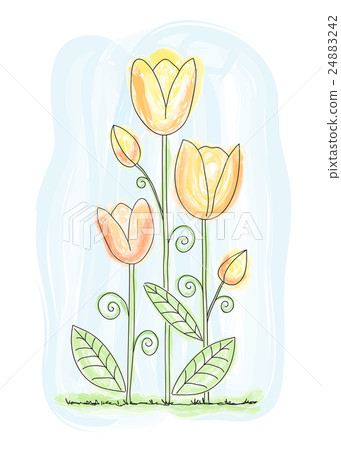 Watercolor flowers Watercolor flowers 24883242