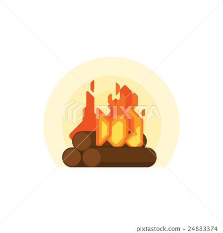 Bonfire icon, raster Bonfire icon, raster 24883374
