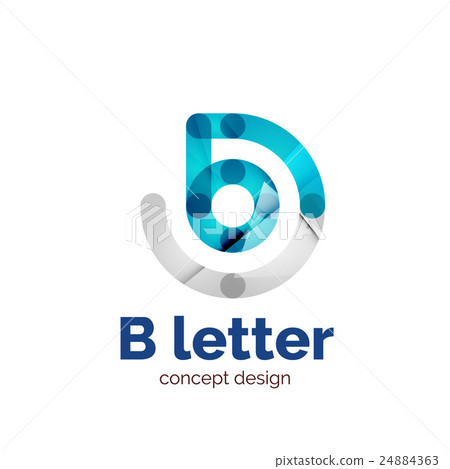 Vector modern minimalistic letter concept logo Vector modern minimalistic letter concept logo 24884363