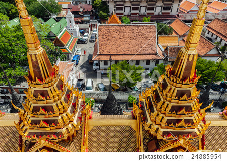 Wat Ratchanatdaram view from Loha Prasat, Bangkok 24885954
