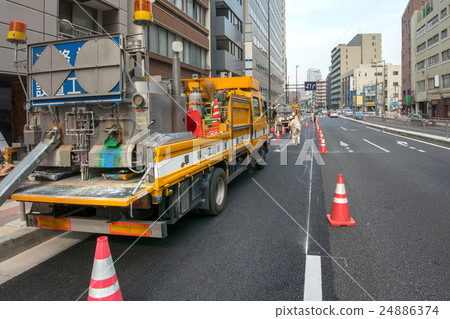 Road construction 24886374