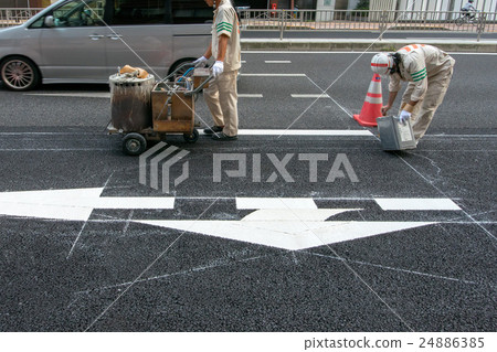 Road construction 24886385